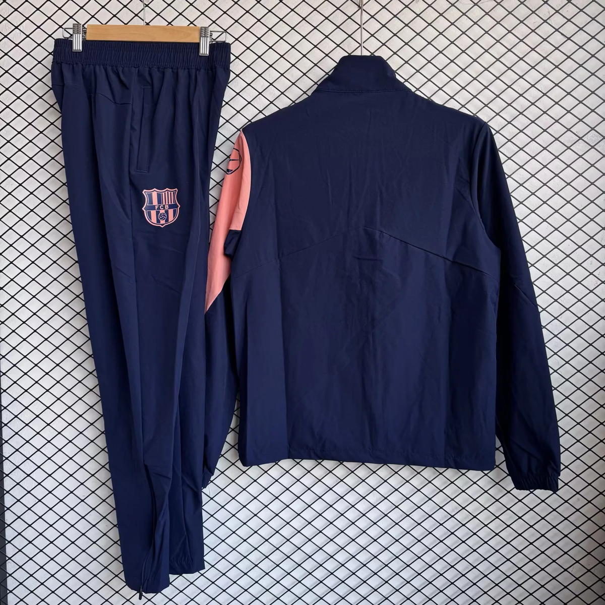 2025/26 Barcelona Tracksuit Windbreaker Jacket Pants Paradise Edition – Front View