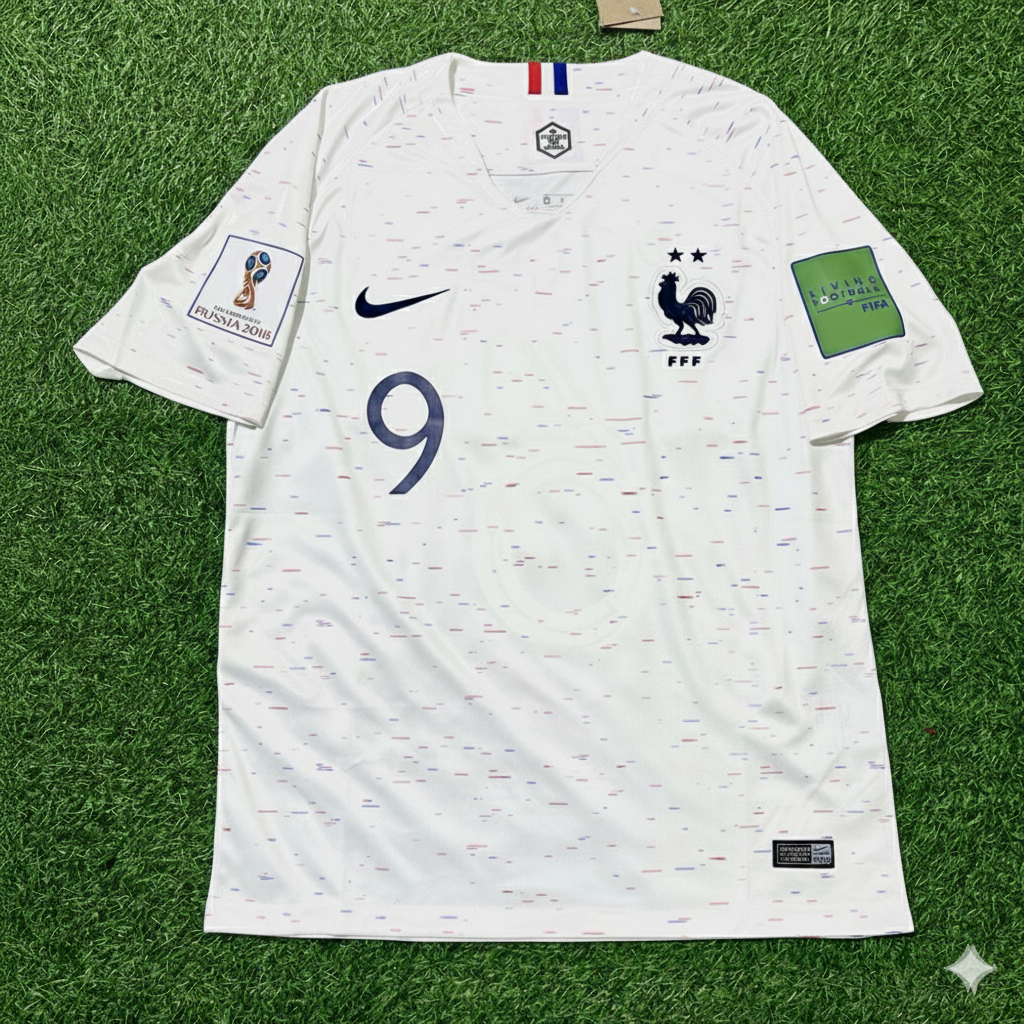 France 2018 World Cup Kit Jersey – Olivier Giroud 9- – Front View