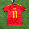 Jeremy Doku Belgique Belgien Belgie 2026 World Cup Jersey – Back View