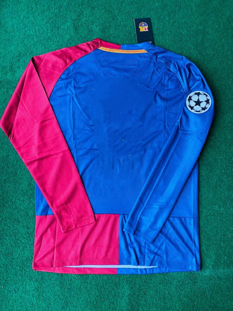 Barcelona 2009 Roma Champions League Final Retro Jersey – Front View