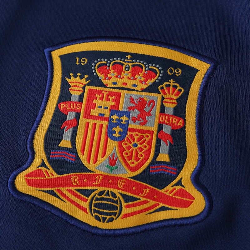 2010 Spain World Cup Final Champions Home Retro Football Jersey – Front View