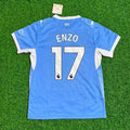 Enzo Fernandes #17 Manchester City 2026-27 Home New Season Jersey – Back View