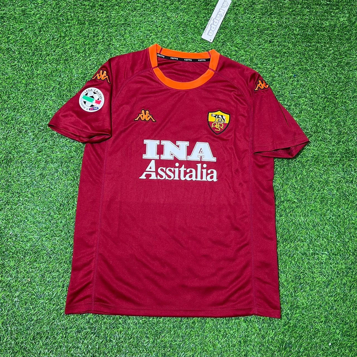 Cafu #2 2000-2001 Home Retro Football Jersey – Front View