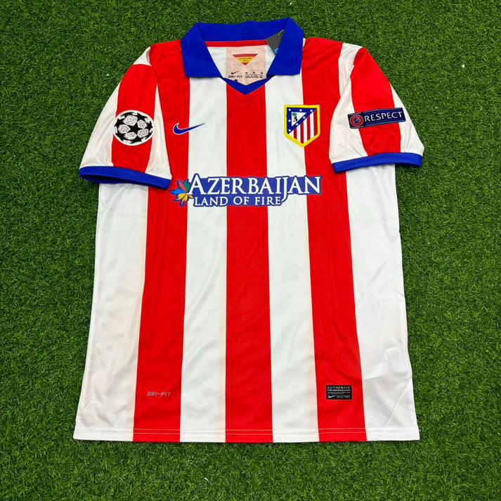 2014 Tiago Mendes 5- Atlético Madrid Champions League Final Retro Football Jersey – Front View