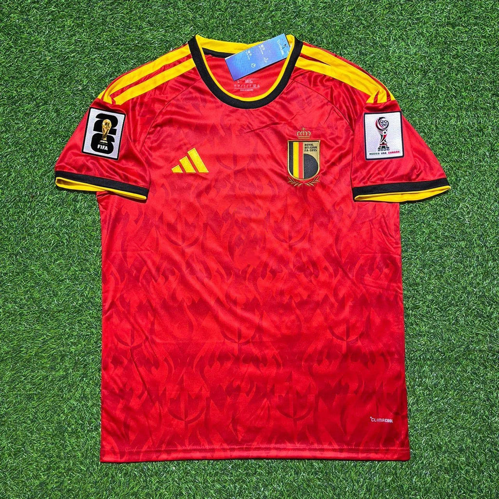 2026 Charles De Ketelaere Belgique Belgien Belgie World Cup Football Jersey – Front View