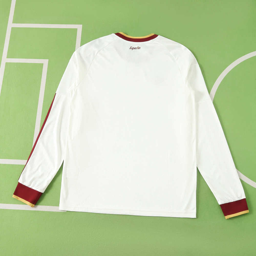 2026 Spain World Cup Away Long Sleeve Football Jersey – Front View