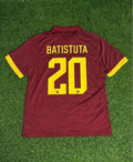 Gabriel Batistuta #20 Retro Football Jersey – Back View