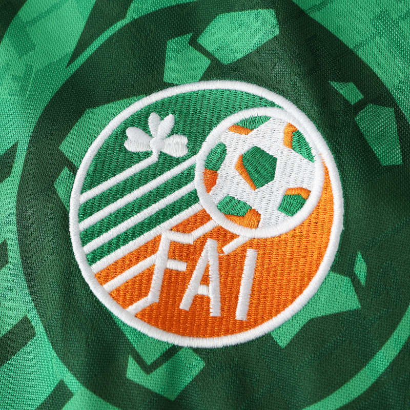 Ireland 1994 Season Home Retro Jersey Soccer – Detailed View
