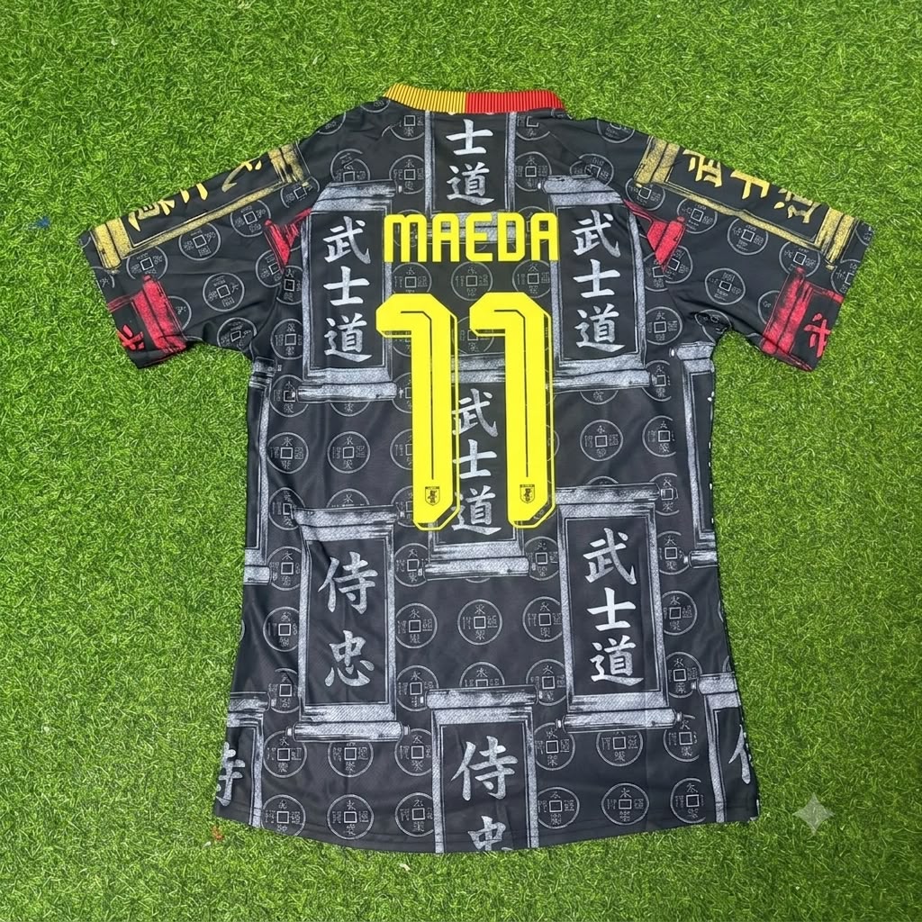 Daizen Maeda Japan Commemorative Football Jersey – Back View