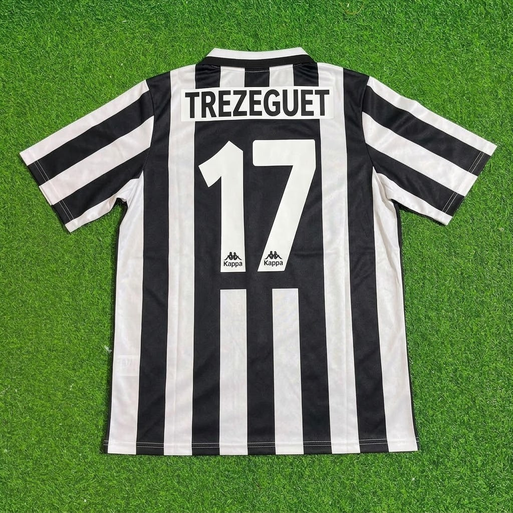 David Trezeguet Juventus Special Retro Football Jersey Kit – Back View