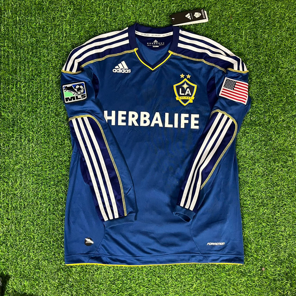 David Beckham 23 - LA Galaxy 2011/12 MLS Retro Kit Jersey – Front View