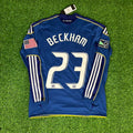 David Beckham 23 - LA Galaxy 2011/12 MLS Retro Kit Jersey – Back View