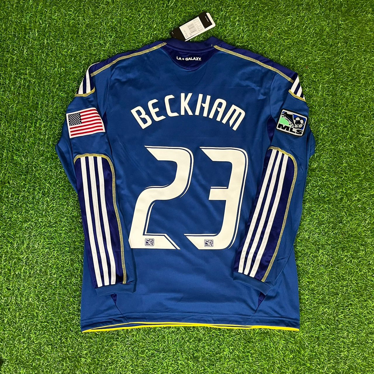 David Beckham 23 - LA Galaxy 2011/12 MLS Retro Kit Jersey – Back View