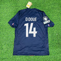 2026 Desire Doue #14 Champions League Final Football Jersey – Back View