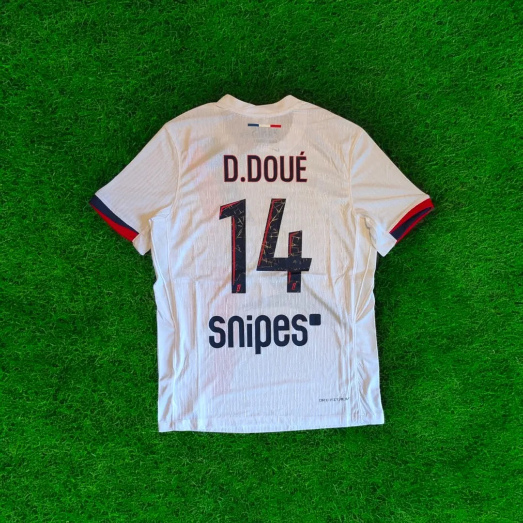 Desire Doue #14 White Jersey – | | – Back View