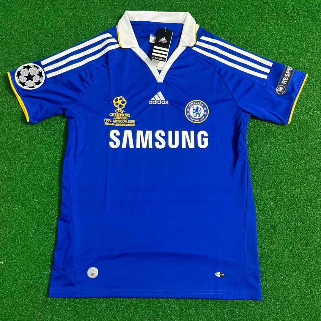 John Terry 26 Chelsea 2008 Champhions League Final Jersey – Front View