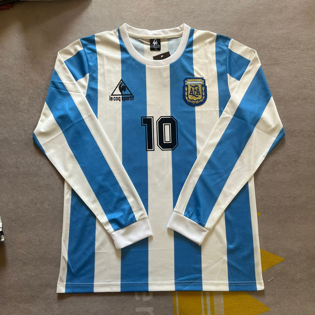 Diego Armando Maradona 1986 Argentina Retro Jersey – 4