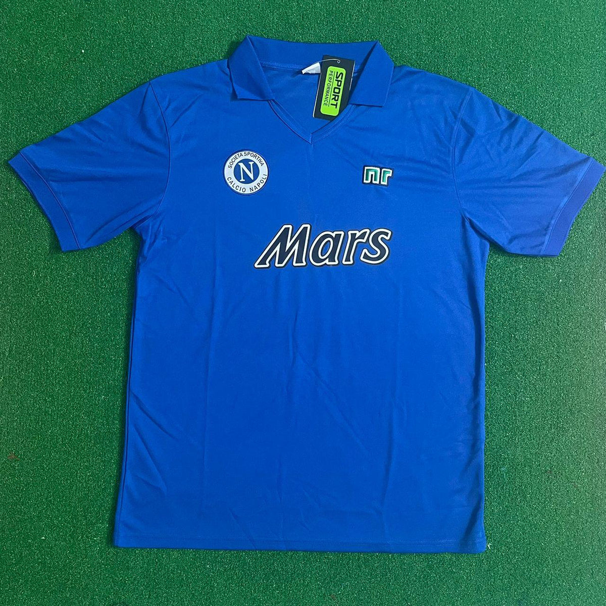 Diego Armando Maradona 10 - Napoli 1990 Retro Football Jersey – Detailed View