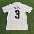 Bernard Dietz MSV Duisburg Heim Retro Special Fussballtrikot Jersey – Back View