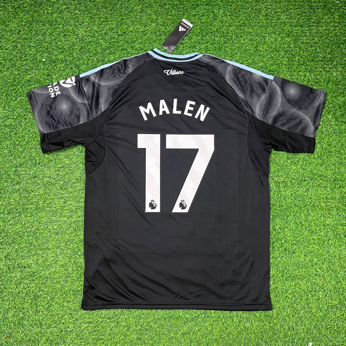 Donyell Malen 17- Aston Villa 2026 Away New season Jersey – Back View