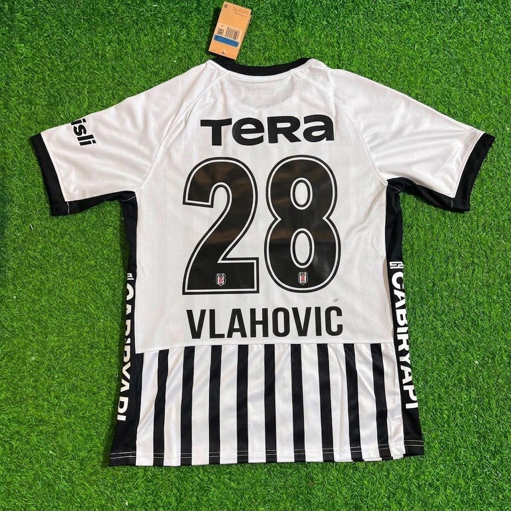 Dusan Vlahovic Besiktas 2027 New Season Football Jersey – Back View