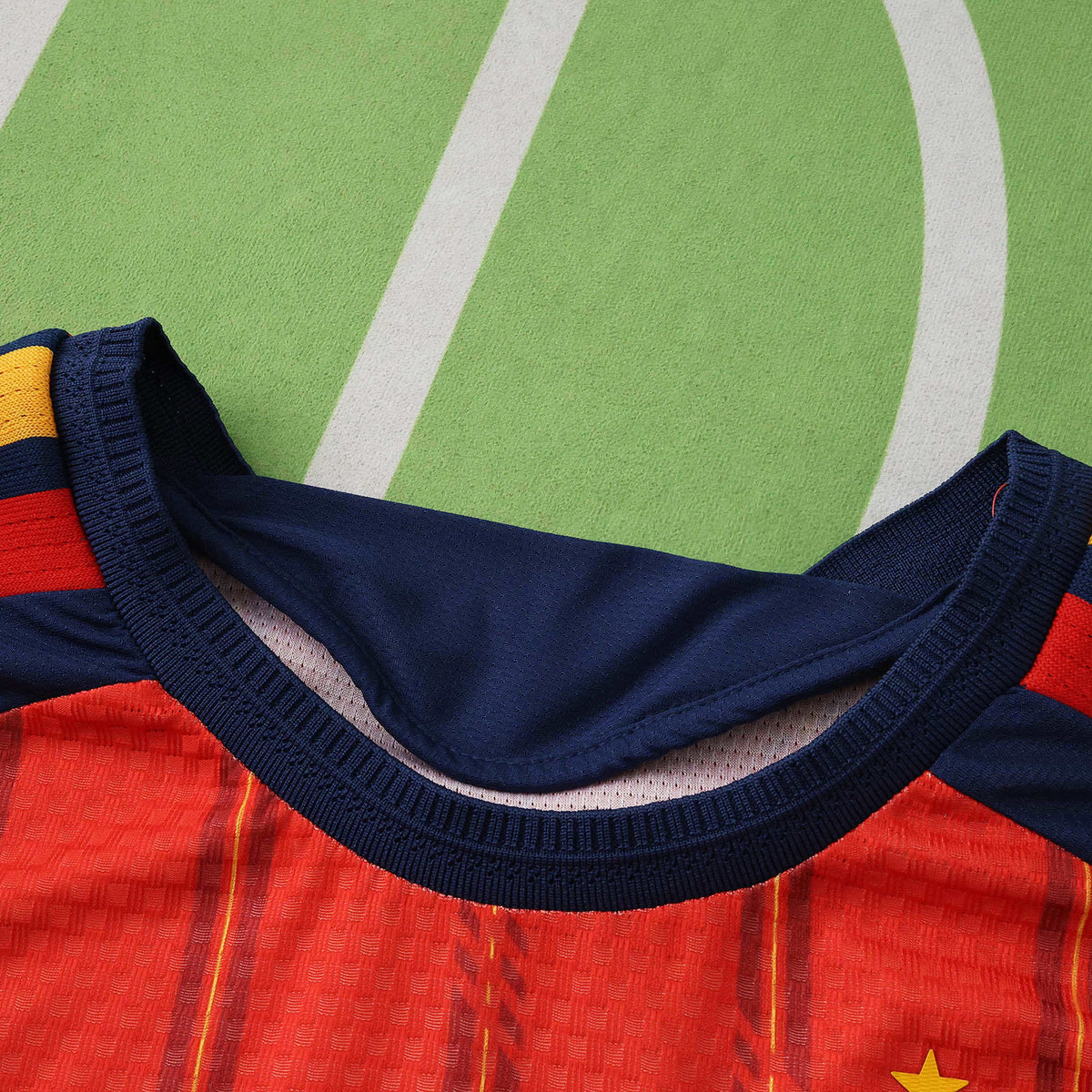 Spain 2026 World Cup Home Long Sleeve Jersey – Detailed View