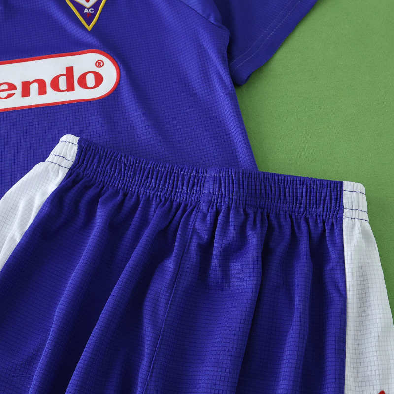 1998 Fiorentina Home Kids Retro Football Jersey – 7