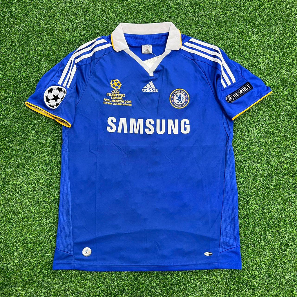 2008 Salomon Kalou 21- Chelsea Champhions League Final Football Jersey – Front View