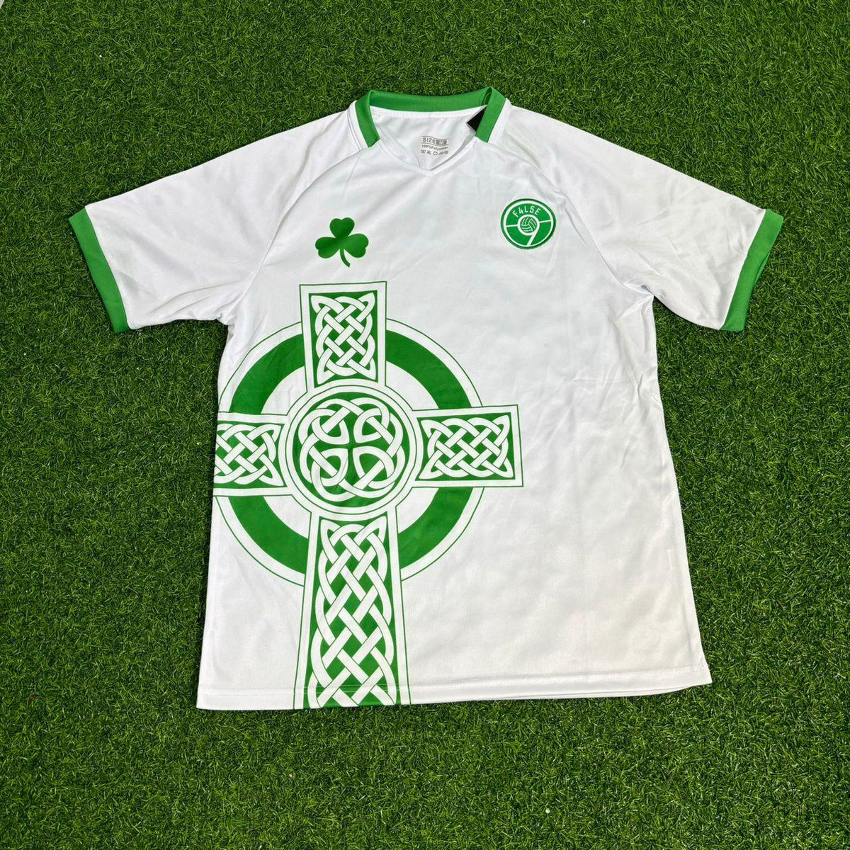 Ireland Vintage Special Edition White Football Jersey – Nathan Collins 22- – Front View