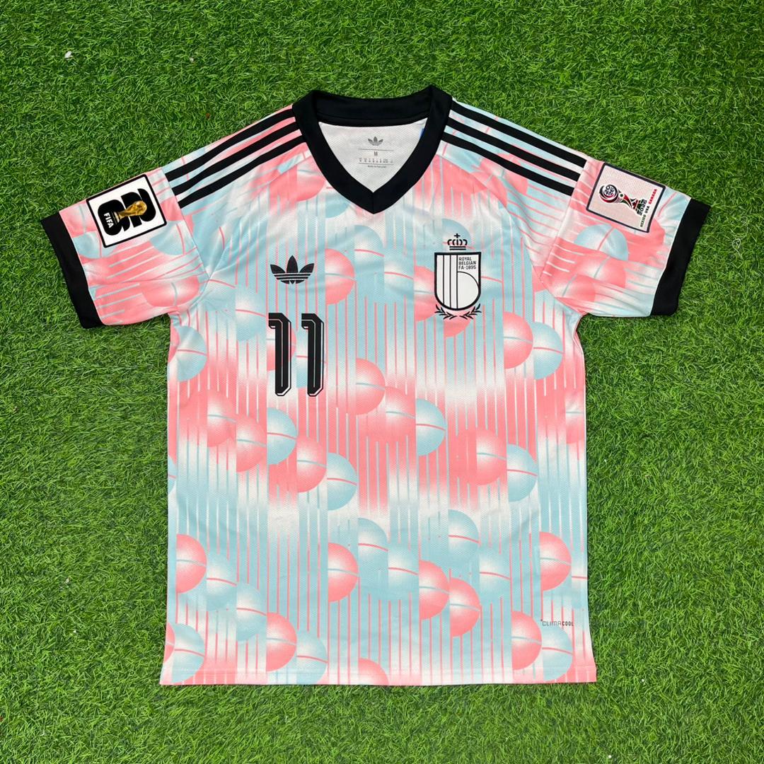 2026 Jeremy Doku Belgique Belgien Belgie World Cup Football Jersey – Front View