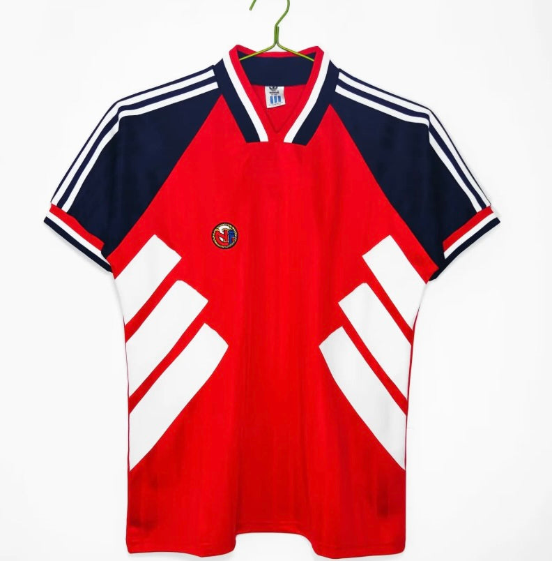Norway 1994/1995 Home Retro Football Jersey – Back View