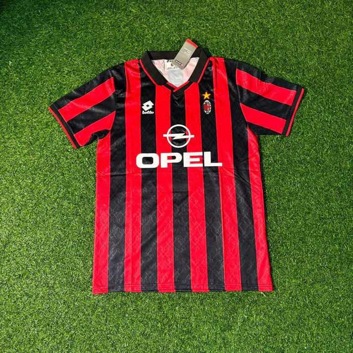 1994/95 Ruud Gullit AC Milan Retro Football Jersey – Front View