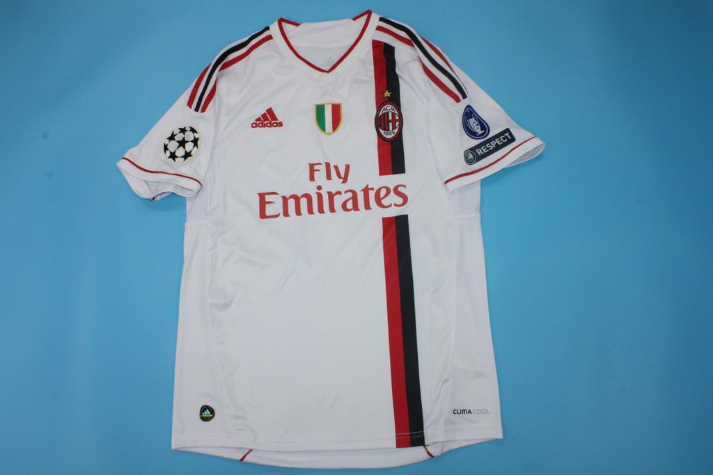 Milan 2011-2012 Away White Retro Jersey – Alexandre Pato 7 - – Front View