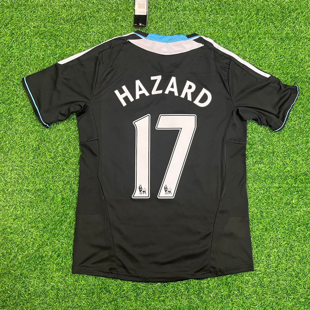 Eden Hazard Chelsea 2012 Blue Debut Season Retro Kit Jersey – Back View