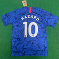 Eden Hazard #10 Chelsea 2019 2020 Blue Retro Kit Jersey – Back View