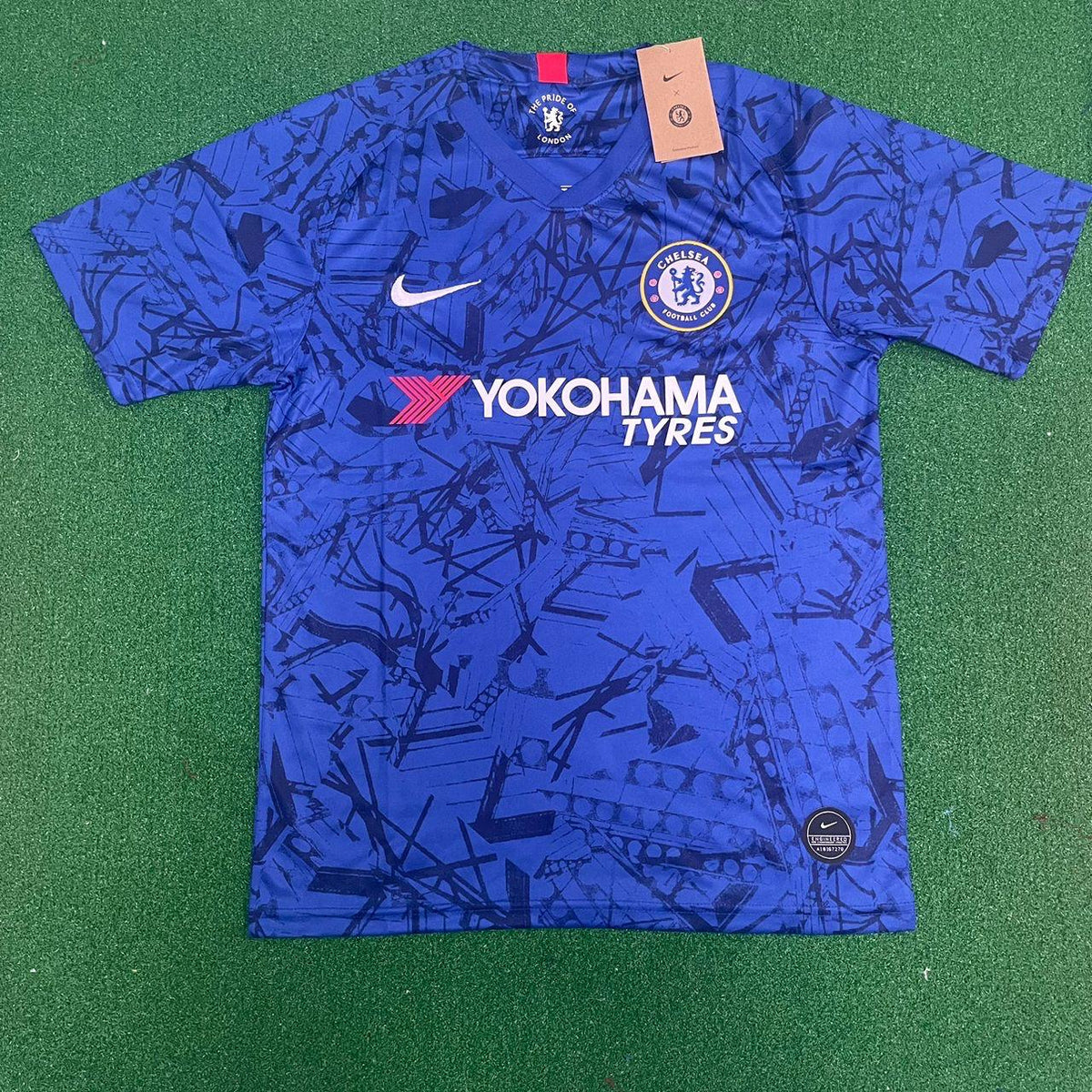 Frank Lampard #8 Chelsea Blue Retro Football Jersey – Front View