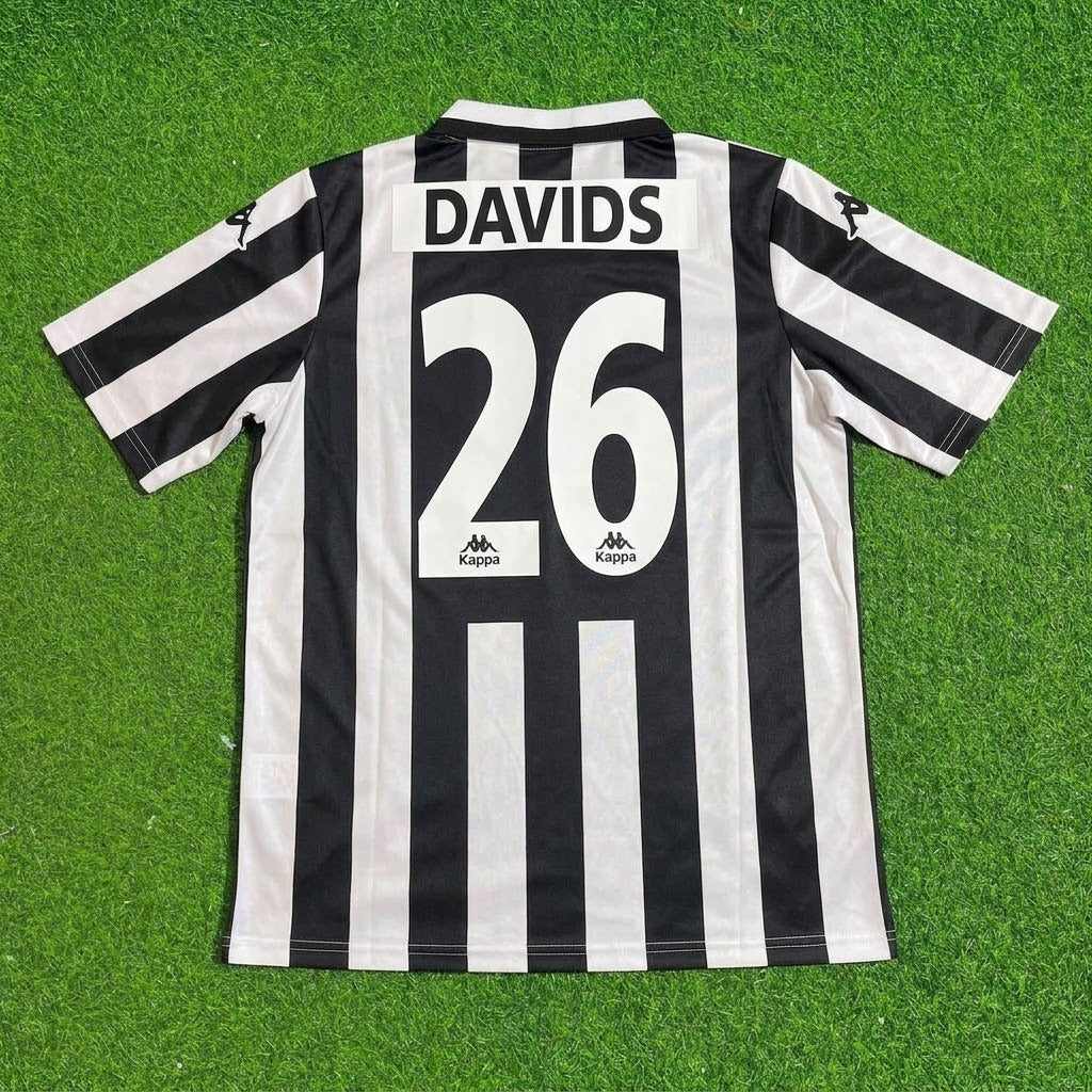 Edgar Davids Juventus Special Retro Football Jersey Kit – Back View