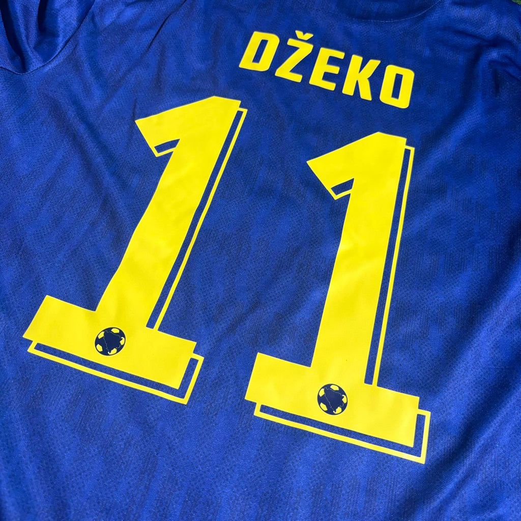 Edin Džeko Bosnia and Herzegovina 2026 World Cup Blue New Football Jersey – Detailed View