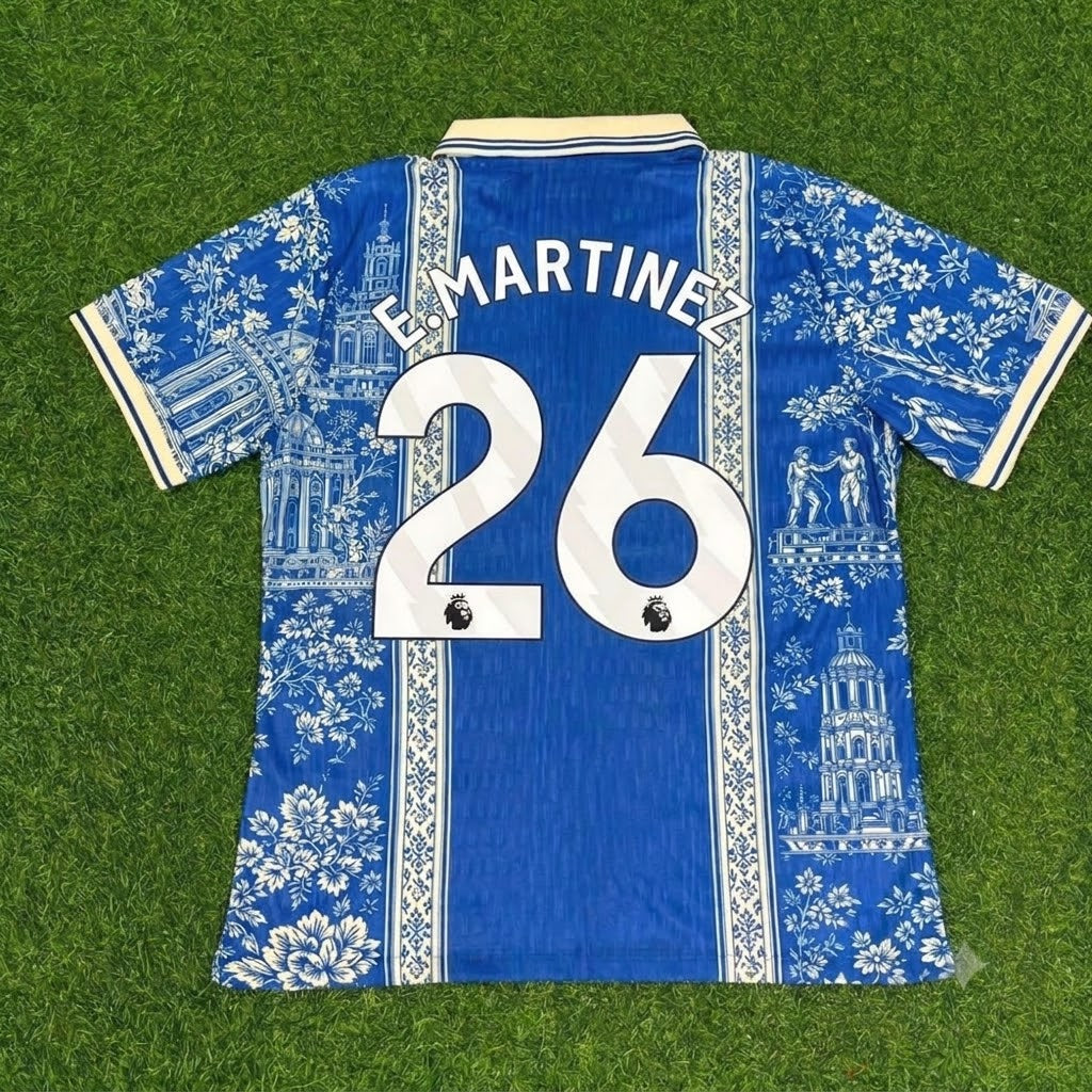 Emiliano Martinez Chelsea 2027 Blue-White Goalkeeper Jersey – Back View