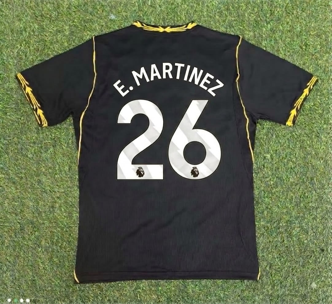 Chelsea Away 2027 New Season Goalkeeper Football Jersey – Emiliano Martinez – Back View