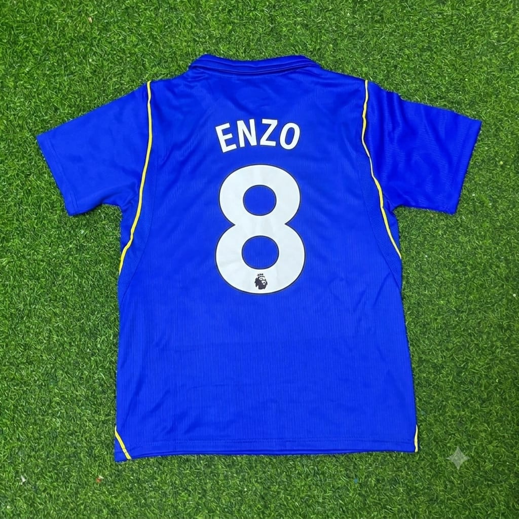 Chelsea 2027 Home Blue Jersey Soccer Short – Enzo Fernández – Back View