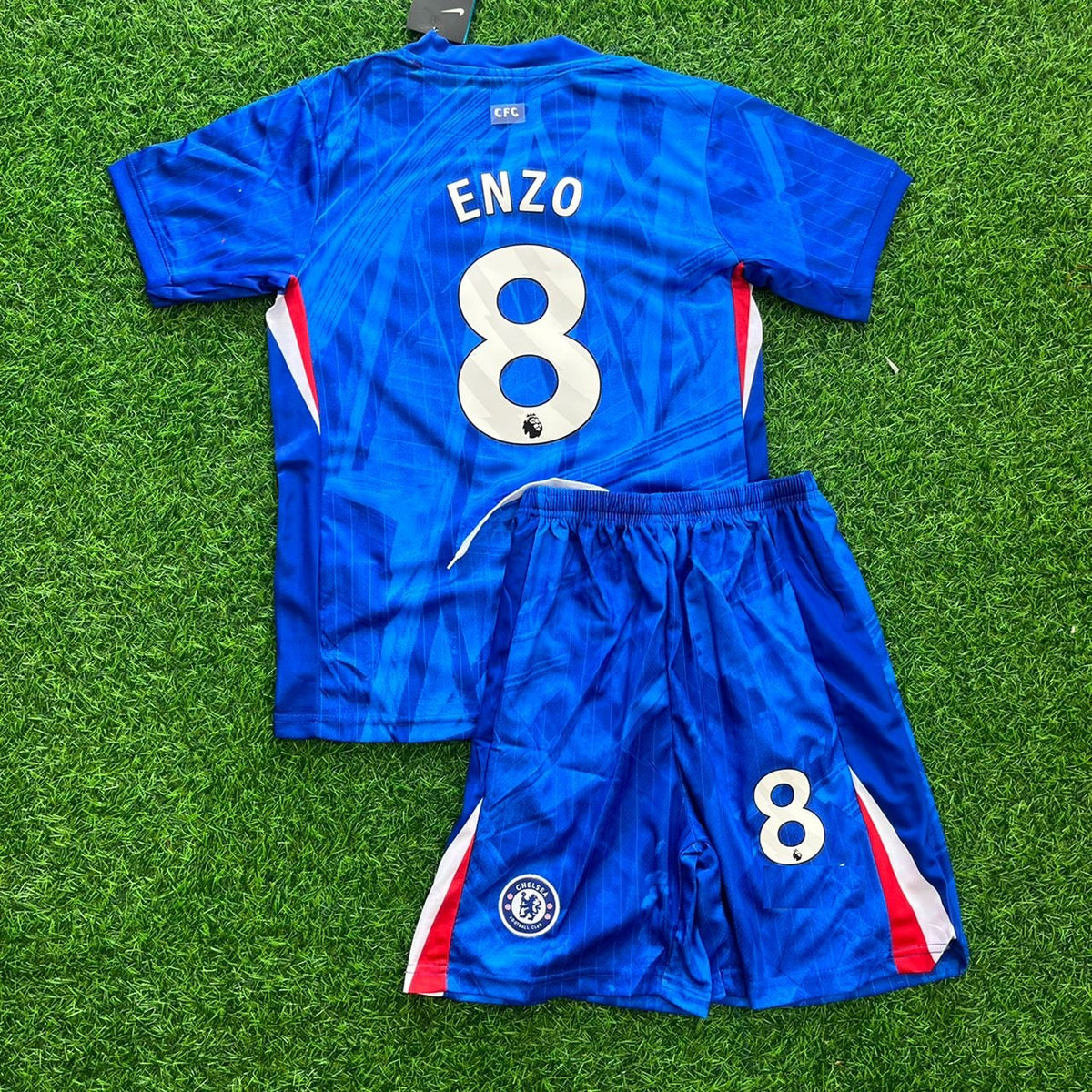 Enzo Fernandez #8 Chelsea New Season Jersey – Back View