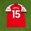 Ezri Konsa Arsenal Home New Season 2027 Jersey Kit Soccer – Back View