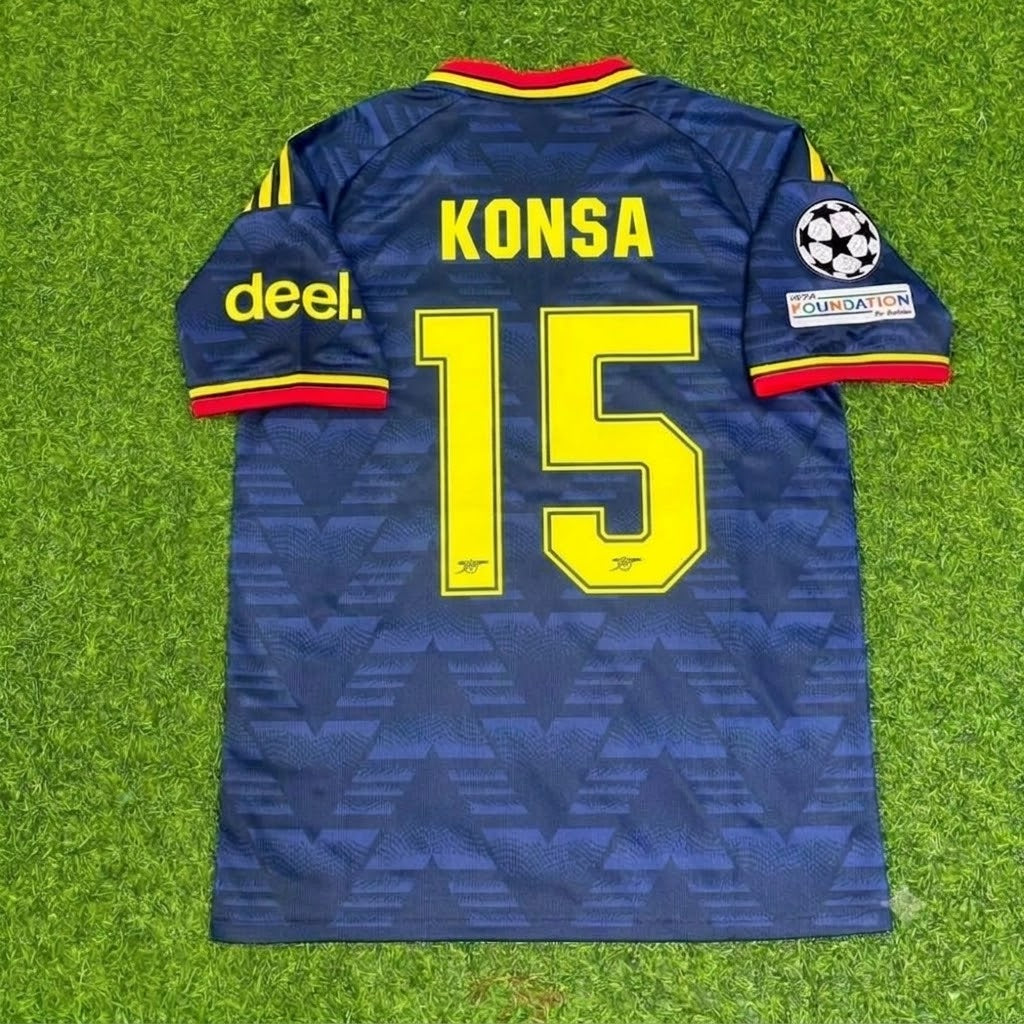 Ezri Konsa Arsenal Away New Season 2027 Jersey Kit Soccer – Back View