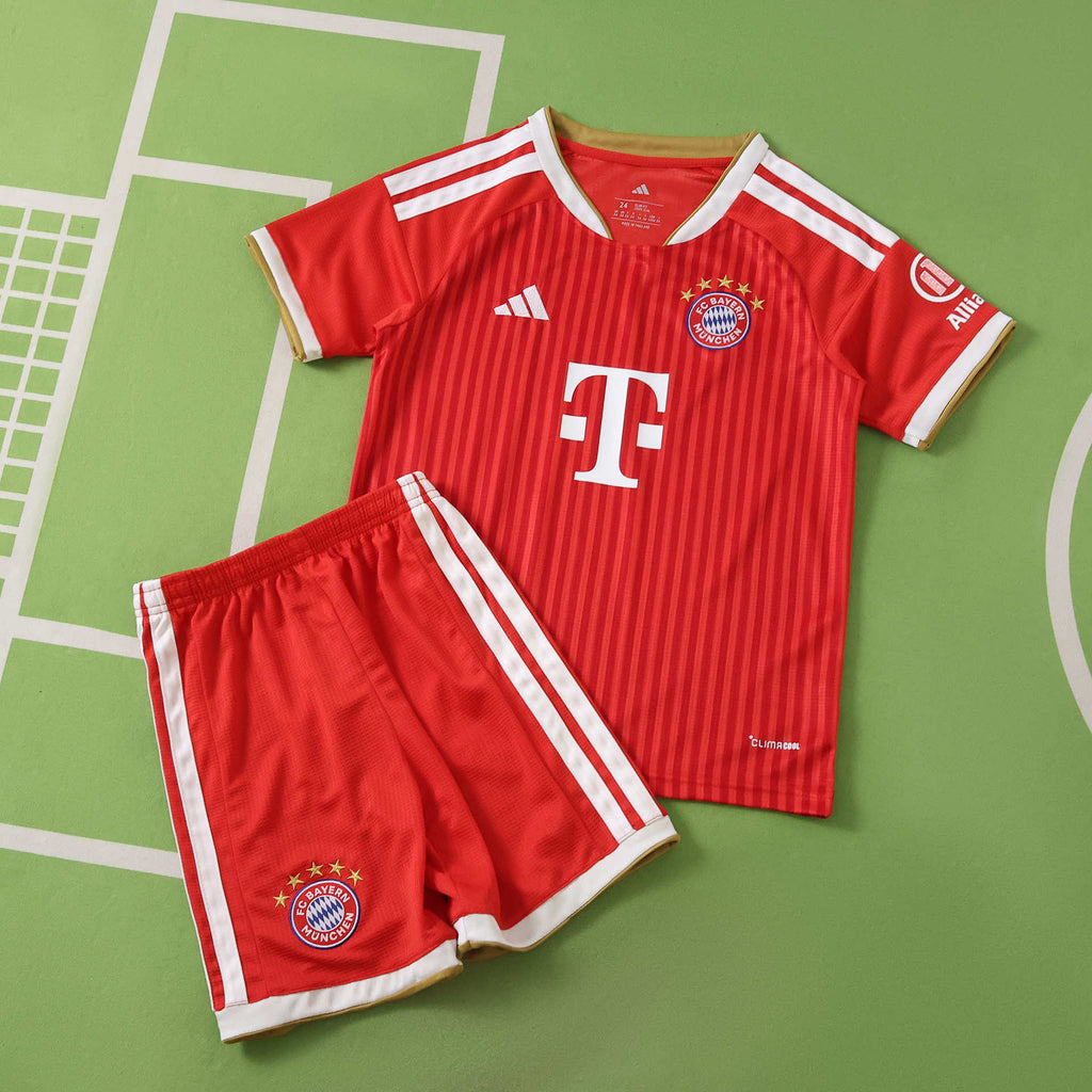 F.C Bayern München 2026-2027 Season Home Kids Retro Football Jersey Trikot Maillot