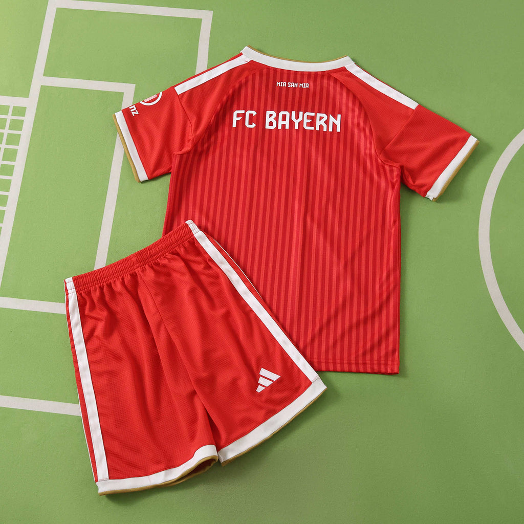 F.C Bayern München 2026-2027 Season Home Kids Retro Football Jersey Trikot Maillot V2