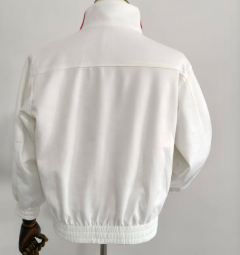 2026 Spain World Cup White Windbreaker Jacket – Front View