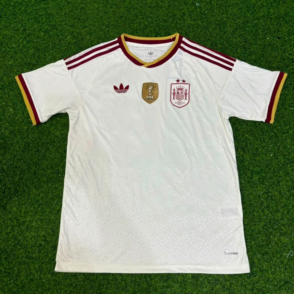 Nico Williams Jr. #17 Spain Two Star 2026 World Cup Champions Away Jersey – Front View