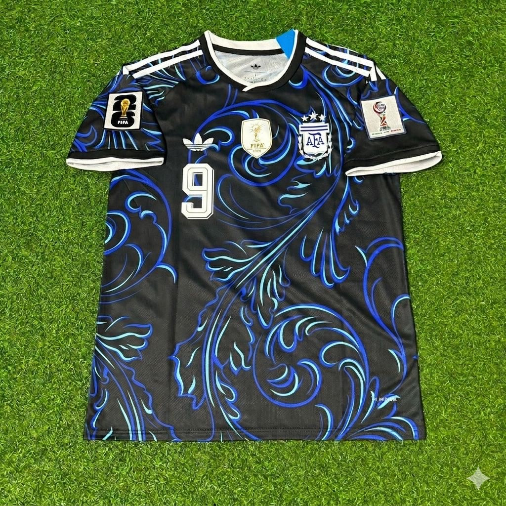 Argentina 2026 World Cup New Season Football Jersey – Julián Álvarez #9 – Front View