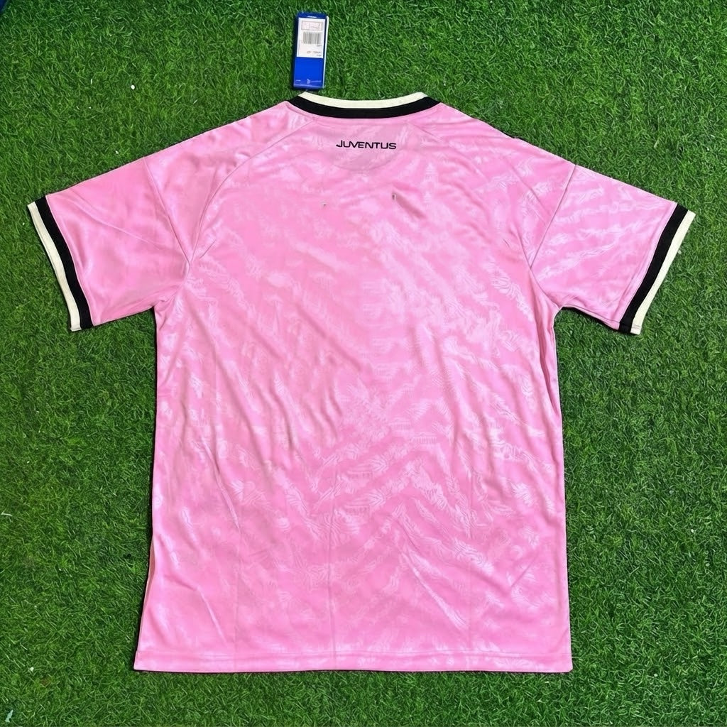 Juventus 2026/2027 New Season Away Pink Football Jersey – Back View